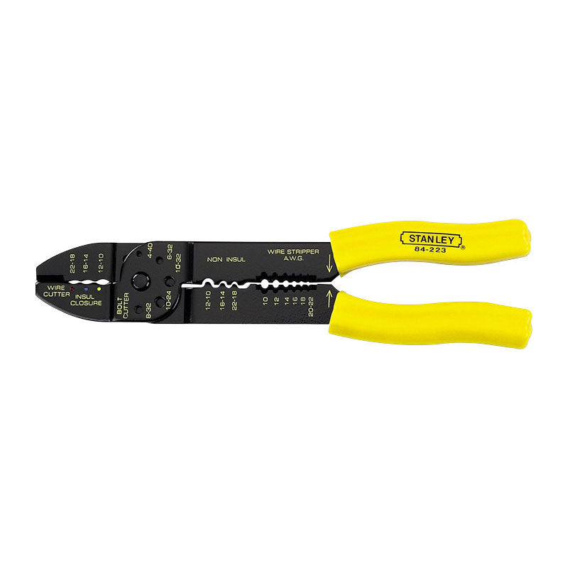 Alicate multiuso electricista 9 1/2" plástico Stanley