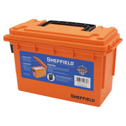 Caja plástica naranja Sheffield