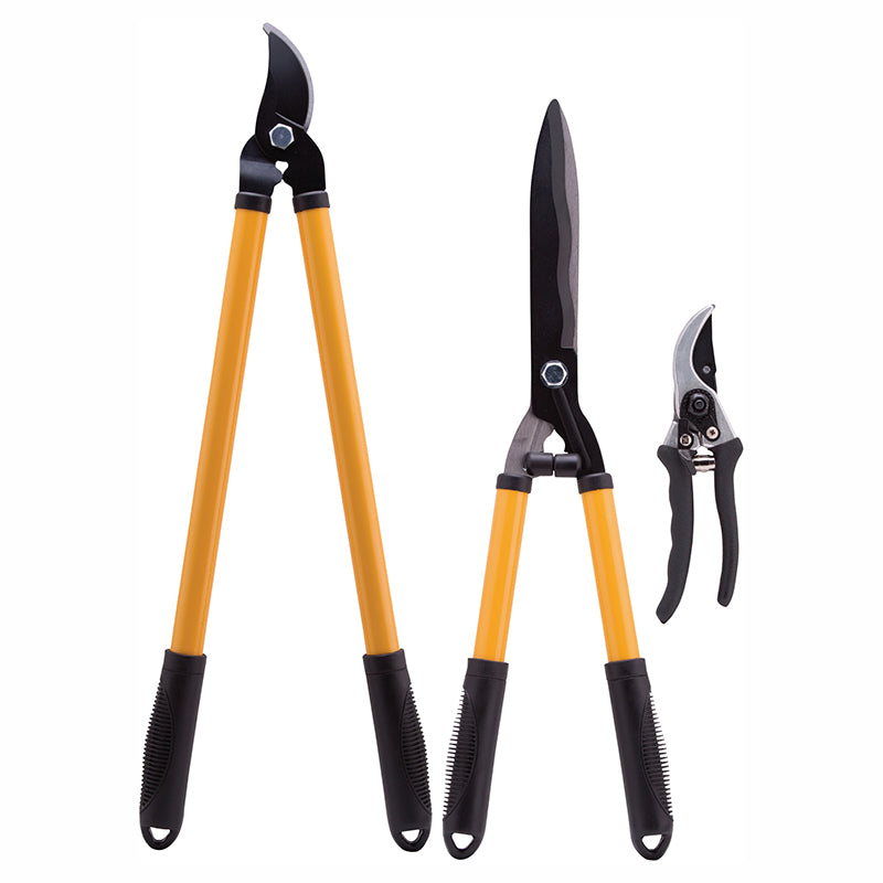 Juego tijeras podar acero templado 3 piezas Landscapers Select