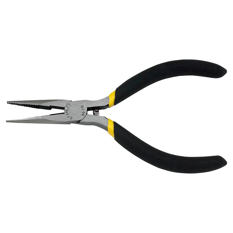 Long nose plier 5" plastic handle Stanley