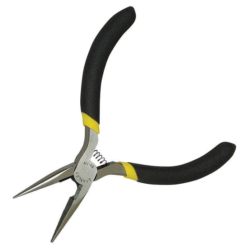 Long nose plier 5" plastic handle Stanley