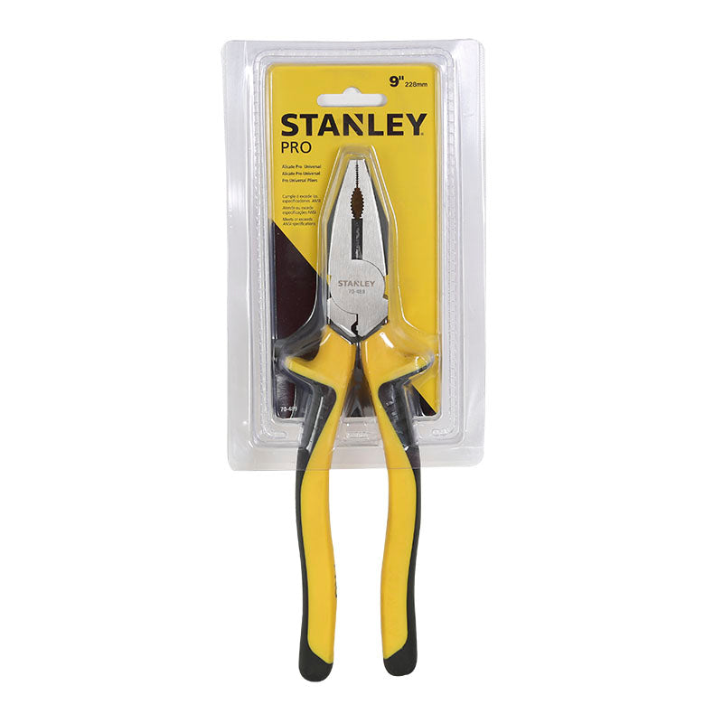 Alicate pro universal 9" mango bimaterial Stanley