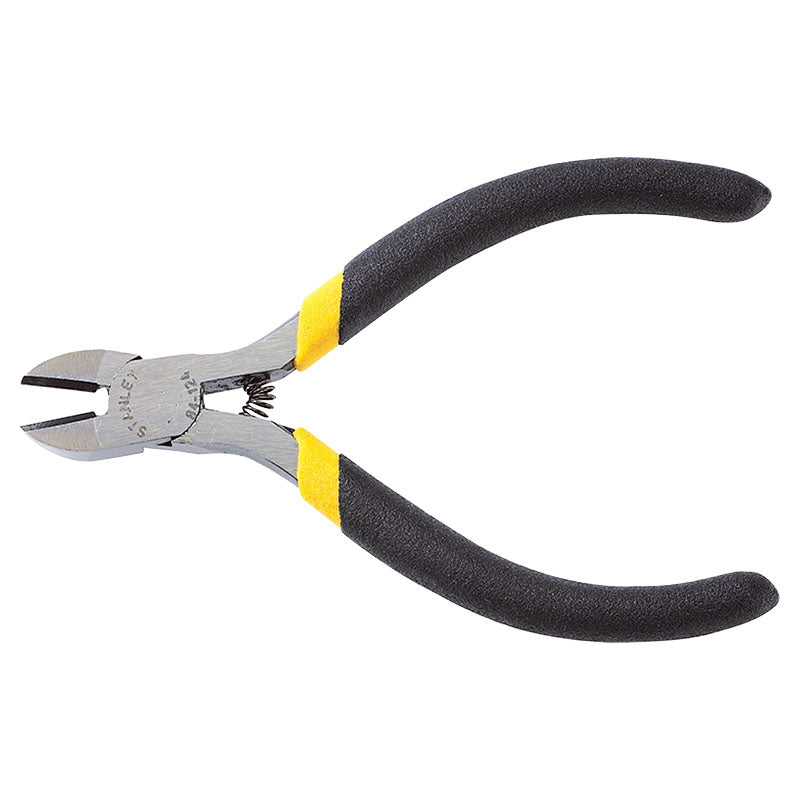 Alicate corte diagonal 4" mango plástico Stanley