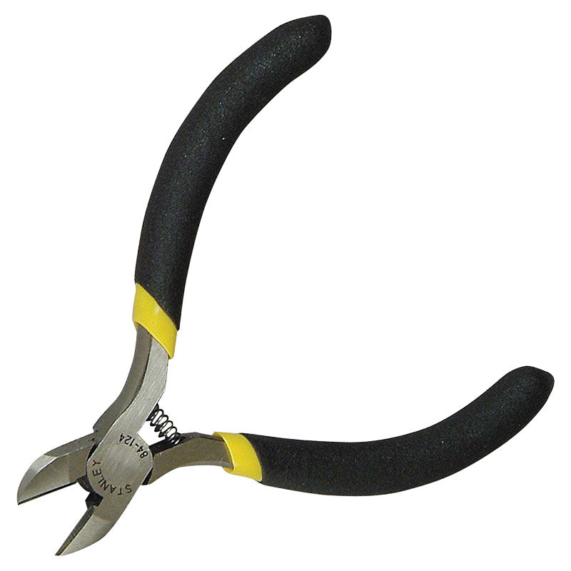 Alicate corte diagonal 4" mango plástico Stanley