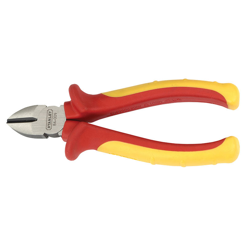 Alicate insulado corte diagonal 6 1/4" mango bimaterial Stanley