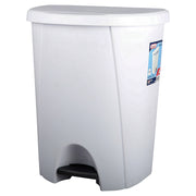 White trash can 25 liters