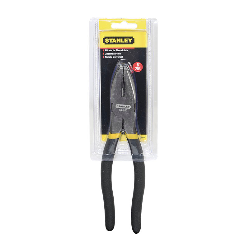 Alicate universal 8" mango plástico Stanley