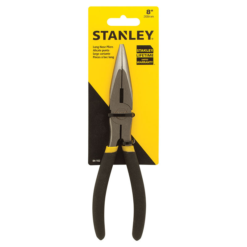 Alicate de punta 8" mango plástico Stanley