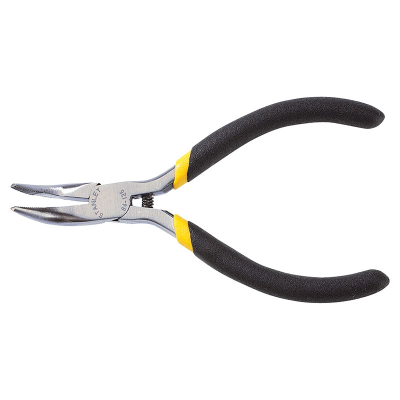 5" curved nose plier with plastic handle Stanley