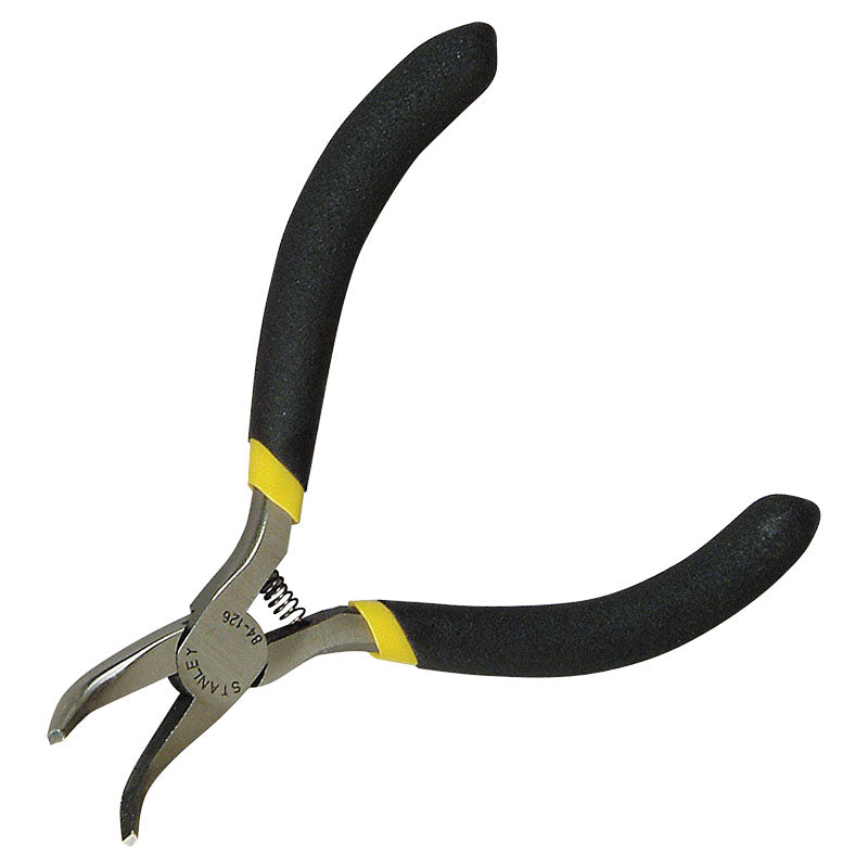 5" curved nose plier with plastic handle Stanley