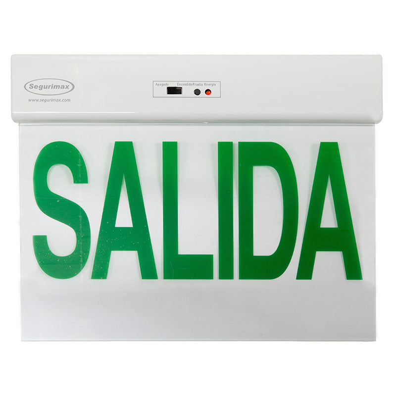 Lámpara emergencia led sobreponer "Salida"  6.000 K
