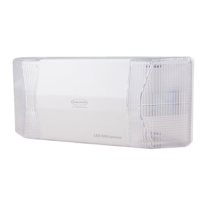 Lámpara emergencia led sobreponer 2 luces 6.000 K 300 lm