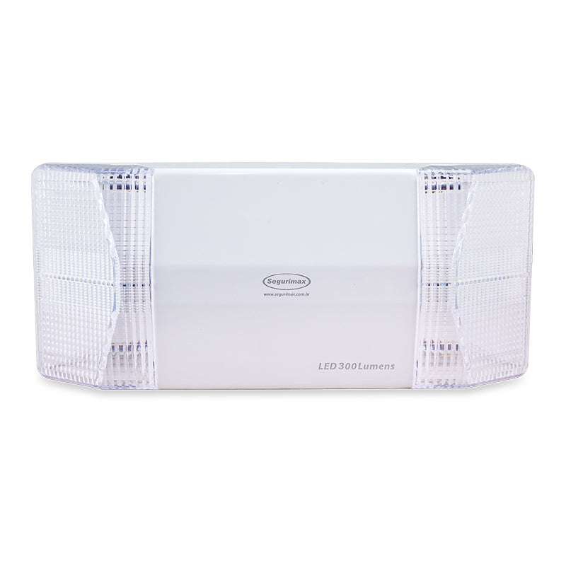 Lámpara emergencia led sobreponer 2 luces 6.000 K 300 lm