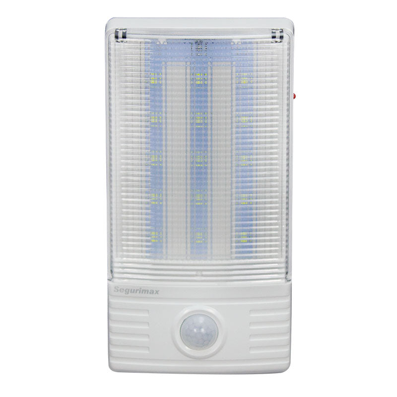 Lámpara emergencia sobreponer con sensor 6.000 K 300 lm