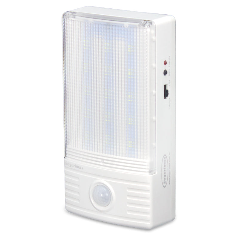 Lámpara emergencia sobreponer con sensor 6.000 K 300 lm