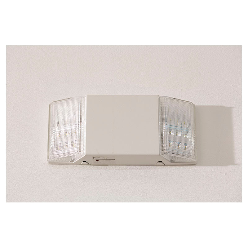 Lámpara de emergencia para pared dos luces