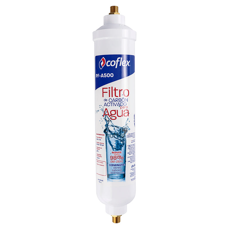 Filtro para agua de carbón activado para ice maker coflex