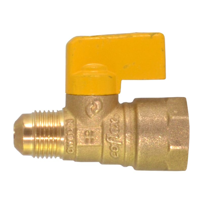 Llave recta para gas 3/8 - 1/2 pulgada