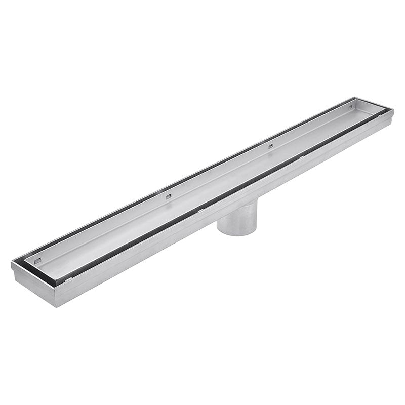 Rejilla acero inoxidable satinada 36" 2" anti olores QM