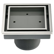 5 3/4" x 2" Stainless Steel Gloss Finish Anti-Insect Veil Grille
