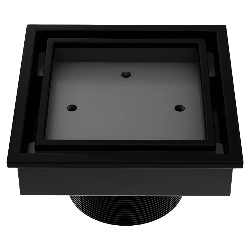 5 3/4" x 2" black stainless steel insect screen