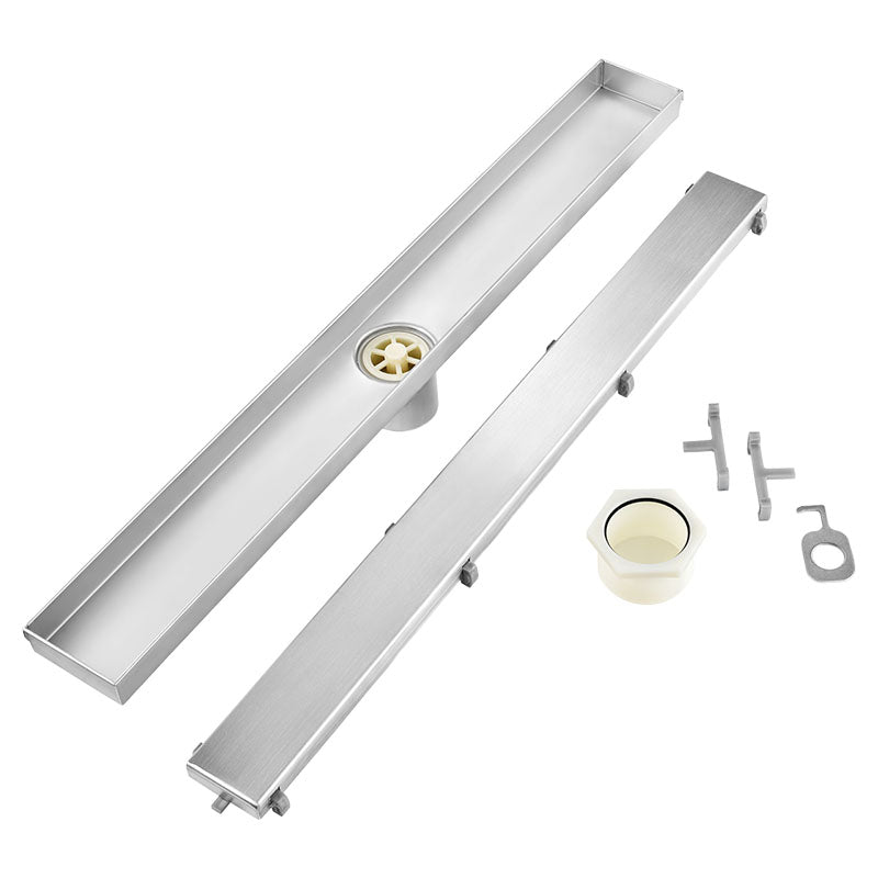 24" x 2" Satin Stainless Steel Anti-Odor QM Grate