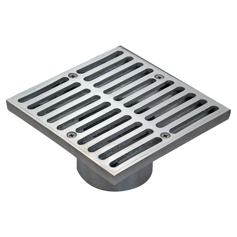 5" x 5" x 3" traditional square aluminum grille