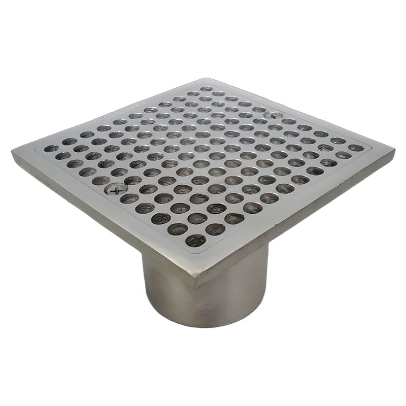 4" x 4" x 2" aluminum square anti-cockroach grates