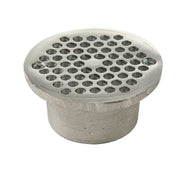 Rejilla sifón redonda aluminio 3" x 2" anticucaracha