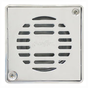 Desagüe de rejilla acero inoxidable cuadrada 4" x 4" x 2" antiolores