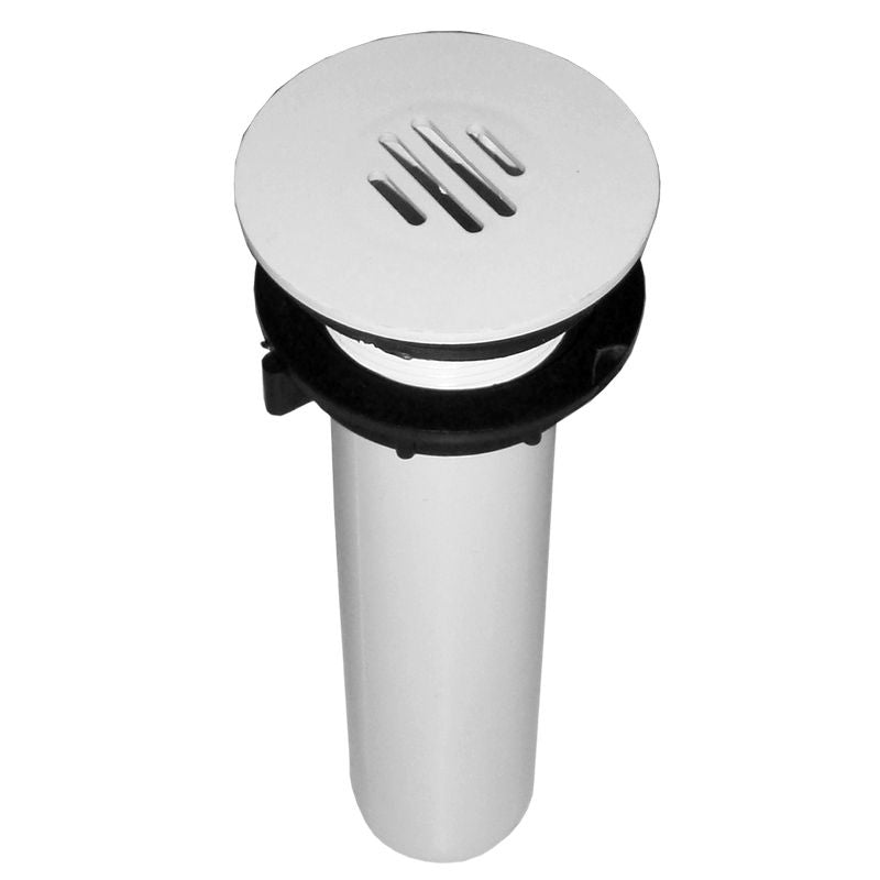 Polypropylene basket strainer for 1-1/2" sink