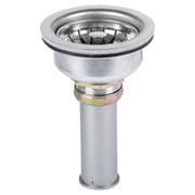 Galvanized steel and PVC sink basket 1 - 1/2"