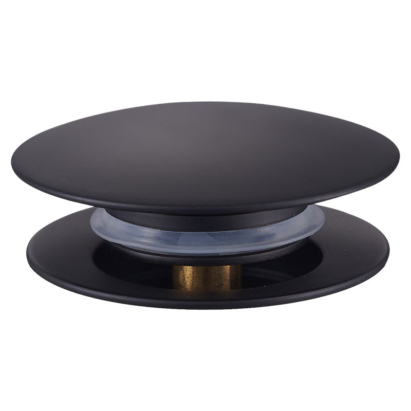 Desagüe push latón lavamanos negro mate 11/4"  9,5 cm