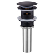 Brushed gunmetal drain stopper