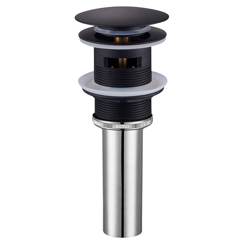 Brushed gunmetal drain stopper
