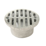 Traditional 3" x 2" round aluminum grates