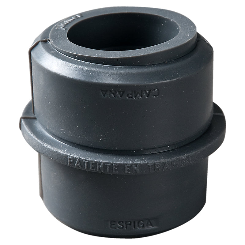 Adaptador universal flexible de PVC flexible para fregadero y lavamanos 2"