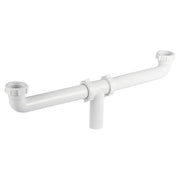 Salida central de polipropileno para fregadero 1 - 1/2" 2 tanques