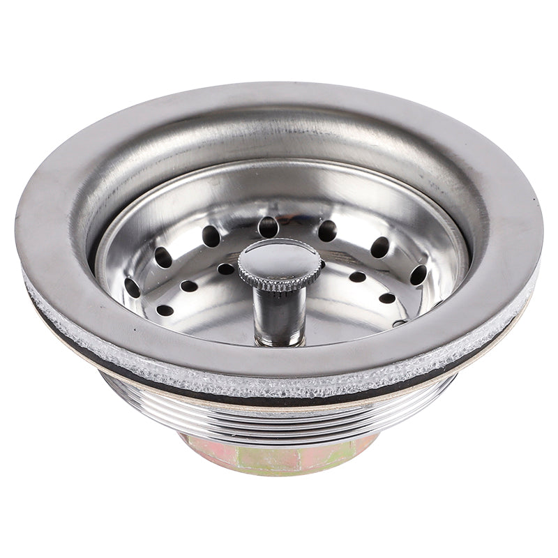 Contra canasta clásica de acero inoxidable y polipropileno para fregadero 3 - 3/8"