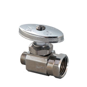 Llave de control latón recta 1/2" x 3/8" multivuelta coflex