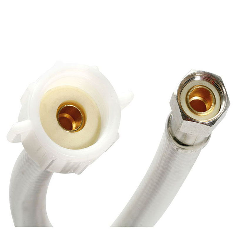 Stainless steel toilet supply line 1/2" FIP x 7/8" ballcock 50 cm coflex