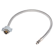 Tubo de abasto acero inoxidable para lavamanos 1/2" fip x m10 50 cm coflex