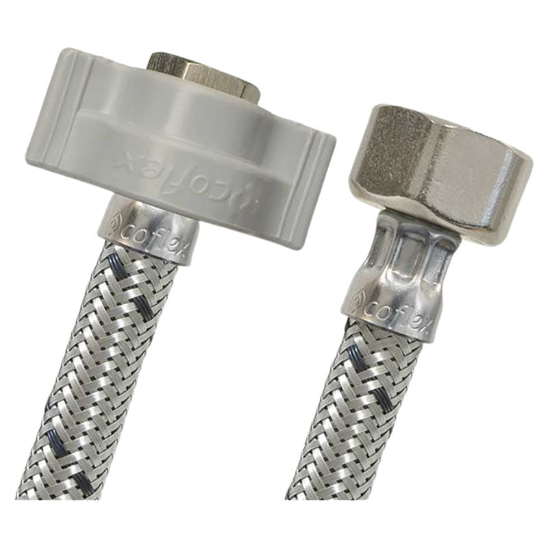 Reinforced vinyl supply tube for sink 1/2" F.I.P.x1/2"F.I.P. 50 cm Coflex