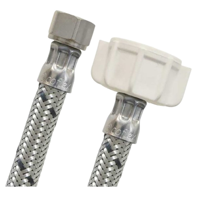 Coflex 1/2"F.I.P.x7/8"B.C.E. 50 cm Reinforced Vinyl Toilet Connector Tube