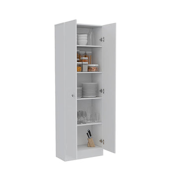 Alacena multiuso 2 puertas blanco 180 x 60 x 30 cm