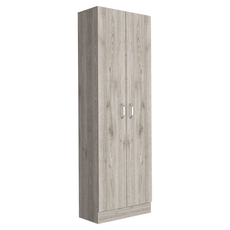 Alacena multiuso 2 puertas ceniza 180 x 60 x 30 cm