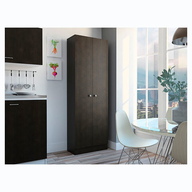 Multipurpose 2-door wenge cupboard 180 x 60 x 30 cm