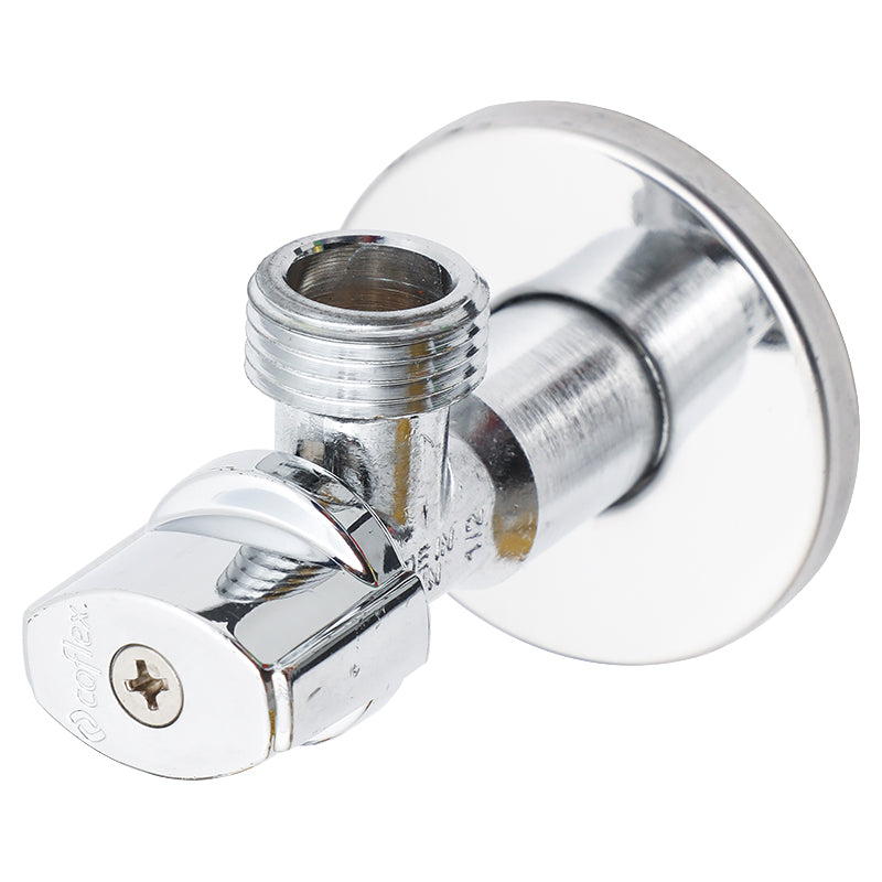 Brass Angle Control Valve 1/2" x 1/2" 1/4 Turn Coflex