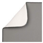 Microfibra absorbente extra grande color pewter iDesign