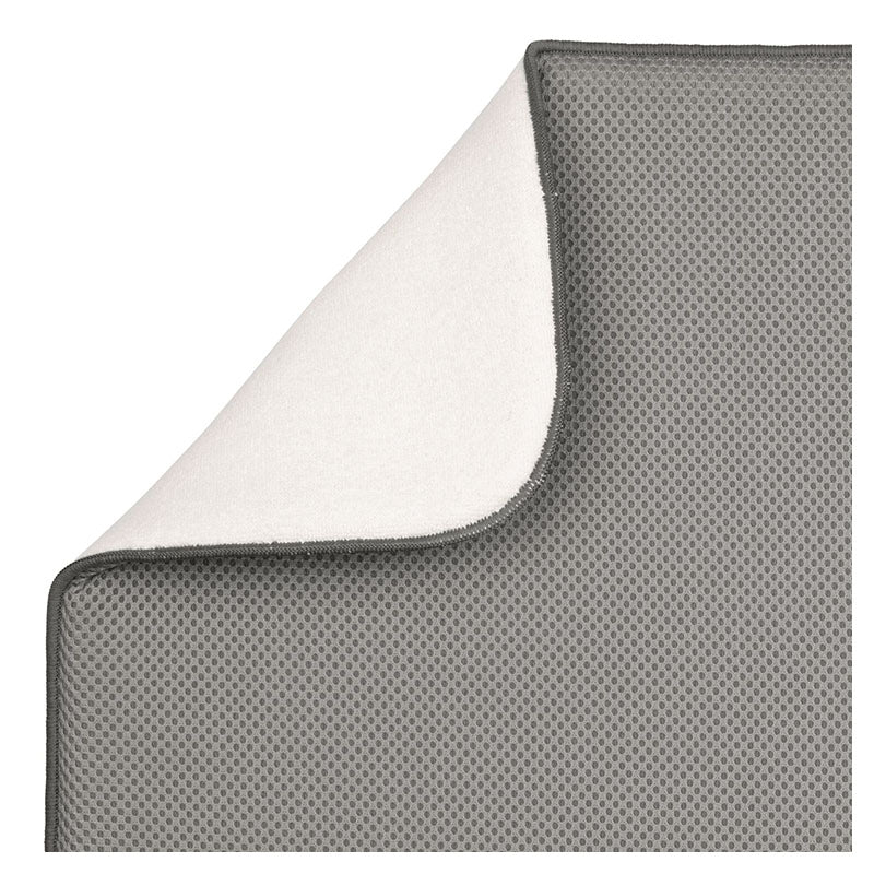 Microfibra absorbente extra grande color pewter iDesign